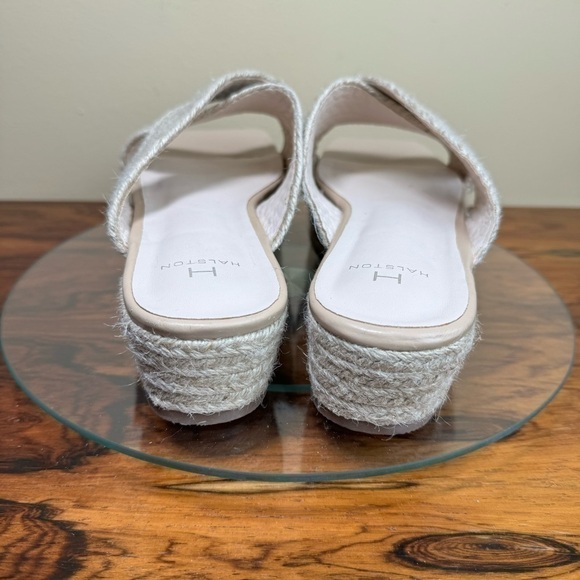 HALSTON Network Espadrille Sandal - natural - size 8.5 - Picture 11 of 13